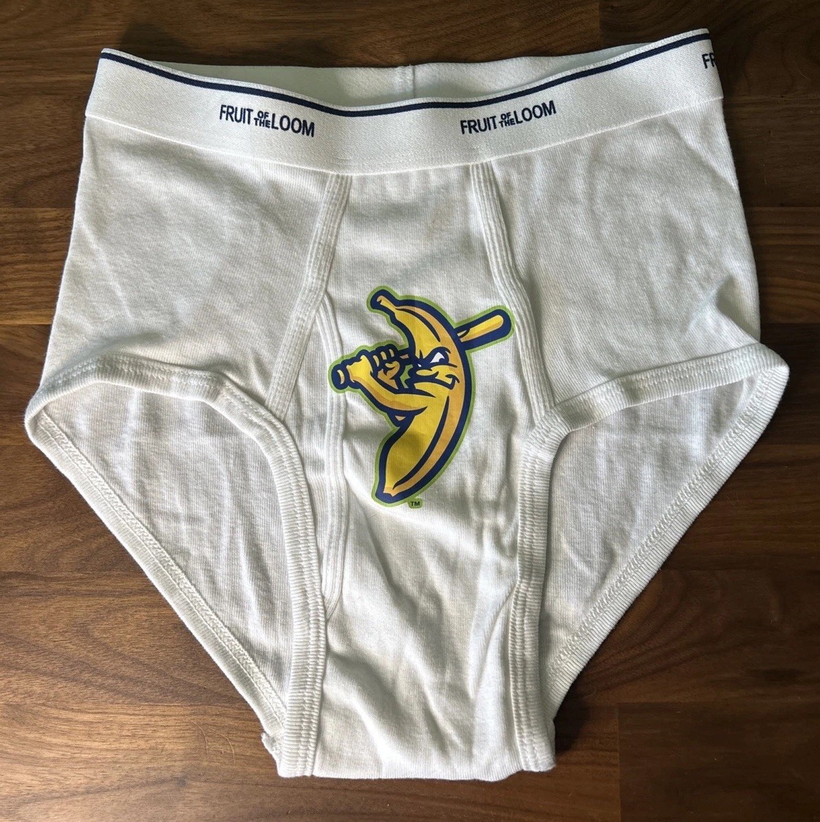 Savannah Bananas Underwear Briefs Tighty Whities Sz Sm HTF Fruit