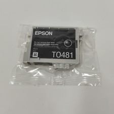 Epson 48 Black Printer Ink Cartridge T0481 Genuine OEM - Sealed, No Box