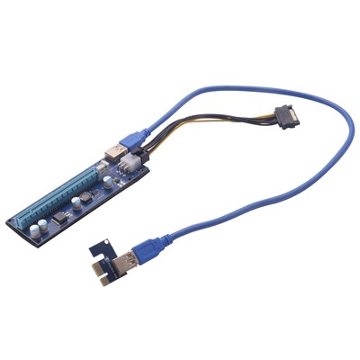 6 StüCk VER009S USB 3.0 PCI-E Riser Express 1X 4X 8X 16X Extender Riser Ada9318