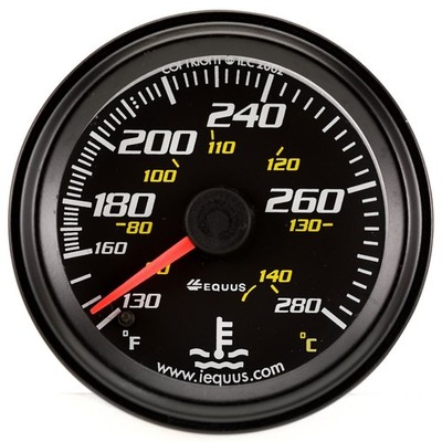 EQUUS E6242 Gauge Water Temperature; 6000 Series; 2-1/16''; Full Sweep