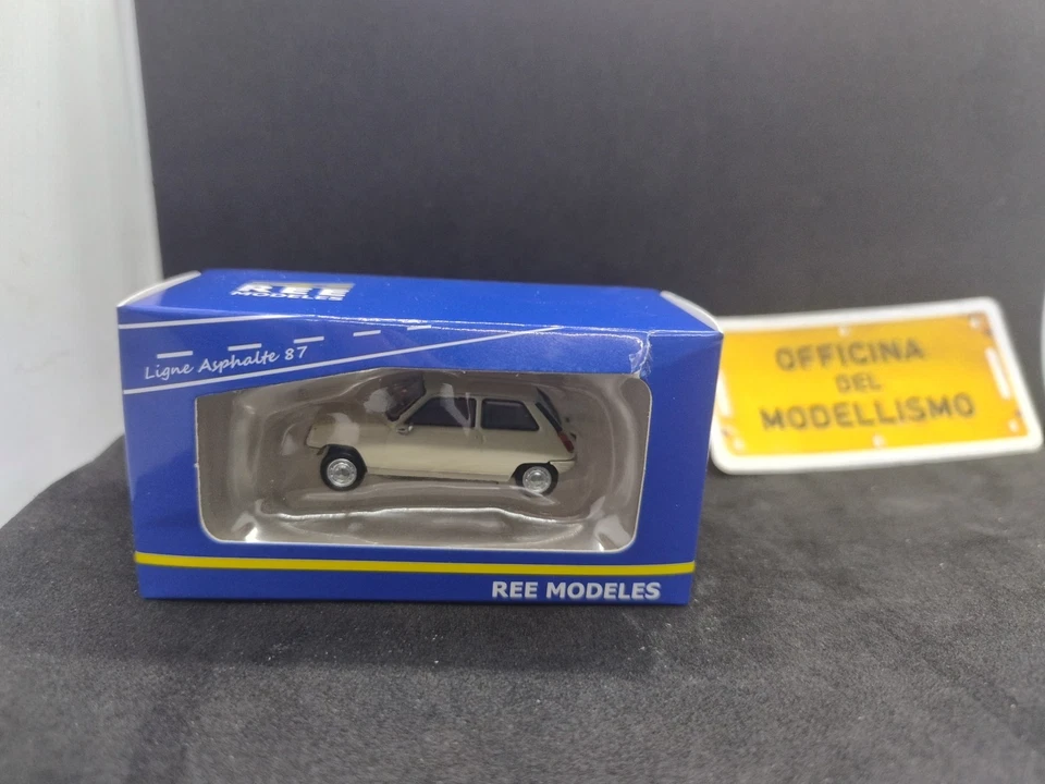 Ree Models CB-141 automobile Renault R5 TL colore beige HO 1:87 - Immagine 2 di 4