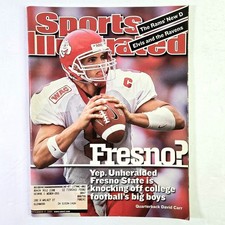 SPORTS ILLUSTRATED SEPTEMBER 17, 2001 DAVID CARR FRESNO STATE BULLDOGS SPORTS ILLUSTRATED SEPTEMBER 17, 2001 DAVID CARR FRESNO STATE BULLDOGS
