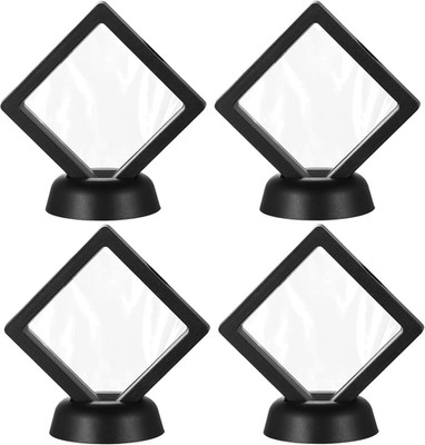 3D Displayrahmen Set für Schmuck Münzen & Sammlerstücke, transparent, langlebig