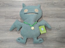 Ugly Doll Ugly Buddies Ice-Bat New Plush Rare I'm A Winner 21" Big Blue 2003 NWT
