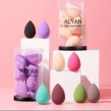 Studio Collection mini makeup Sponge Set 1 Count Pack of 10 , Multicolor