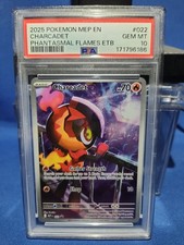2025 POKEMON MEP EN-ME BLACK STAR PROMO #022 CHARCADET PSA 10