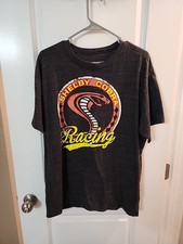 Officially Licensed Shelby Cobra Racing Mens T-Shirt Sise XL Black AC Cars