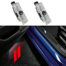 2PCS Never Fade Door Lights Logo for Dodge Challenger Hornet GT R/T, Courtesy LE