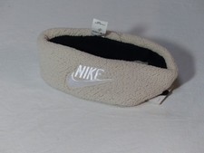 READ Nike Women's Sherpa Fleece Headband Medium One Size Taupe Color