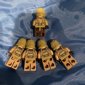 Lego Star Wars Kashyyyk Clone Trooper Minifigure Lot Of  5 41st Elite Corps Camo