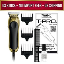 Wahl T-Pro Corded Trimmer Hair Clipper Detail Shaver Fade Outline Men NEW