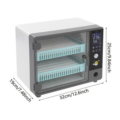 24-Egg Digital Incubator w/Auto Turn Humidity Control Farm for Multiple Species