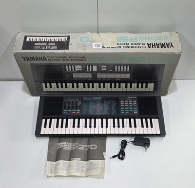 Yamaha PSS 270 PortaSound Digital Synthesizer Keyboard Works! Free Shipping!