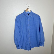 Nautica Long Sleeve Classic Fit Button Up Woven Dres Shirt 15.5 32/33