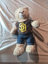 Build-A-Bear San Diego Padres Brown And yellow Light Brown Bear