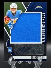 Brenden Rice 2024 Panini Phoenix Rookie Silhouettes Auto /299 RPA #RS-BRE Patch