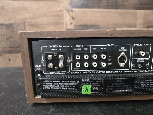 VINTAGE MINT JVC QUADRAPHONIC 4-CH EQUALIZER STEREO RECEIVER VR 5521 WORKS JAPAN - Picture 8 of 9