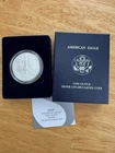 2008-W American Silver Eagle Burnished Reverse of  2007 US Mint $1 OGP Box COA