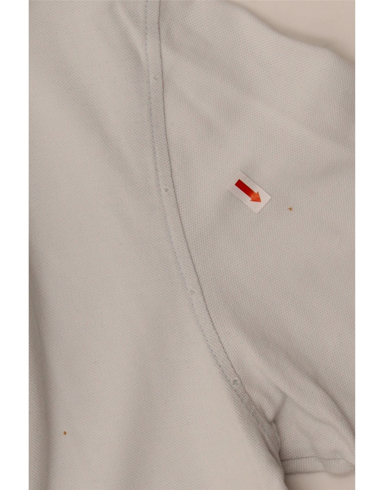SUN68 Mens Polo Shirt Large White Cotton AT17 image 6