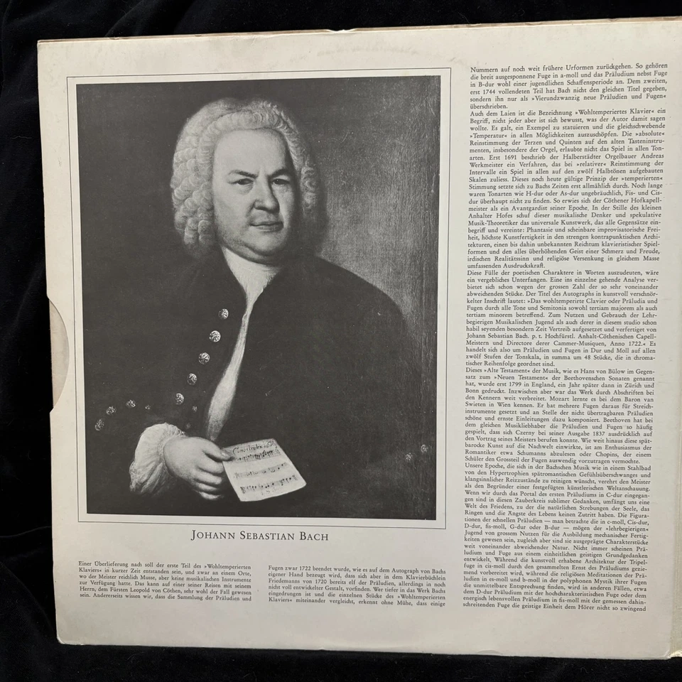 BACH Well-Tempered Clavier Bk. 1 - RALPH KIRKPATRICK - DGG TULIP ST 2LP - Image 2 of 4