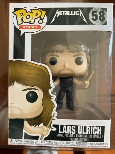 Funko Pop! Rocks #58 "LARS ULRICH" Metallica 2017 Vaulted