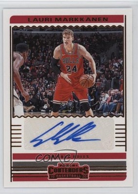 2019-20 Panini Contenders Bronze 23/25 Lauri Markkanen #CA-LMK Auto 1u5y
