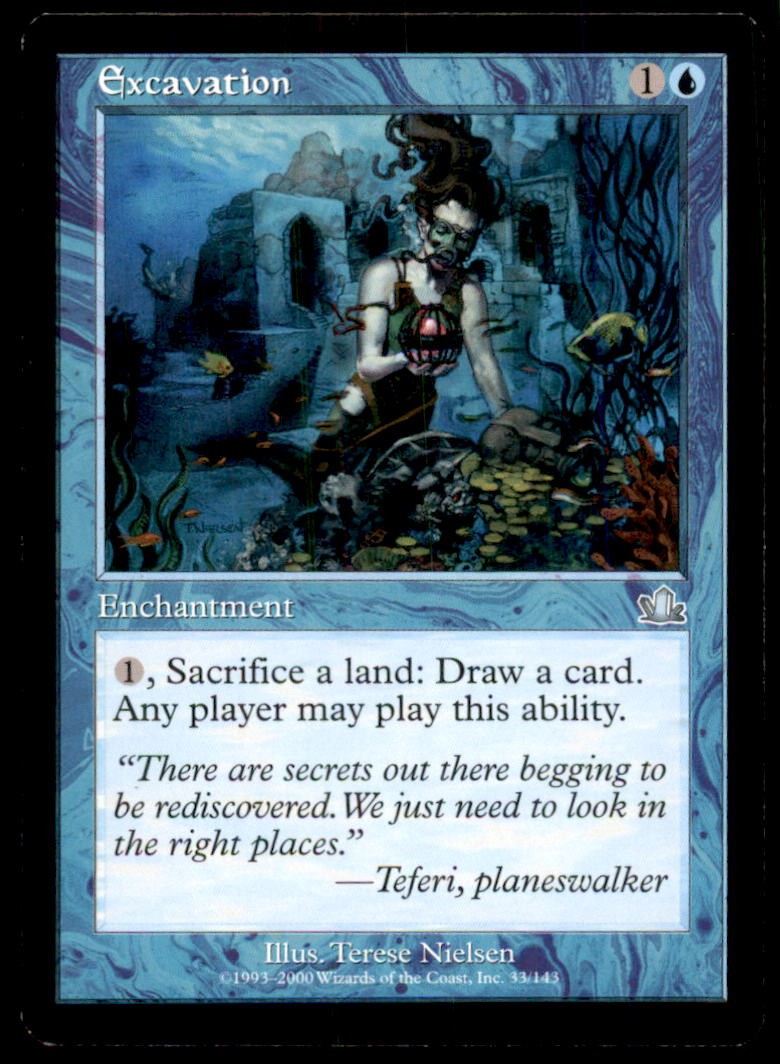 Excavation LP Light Play Prophecy MTG [11034]