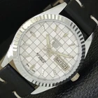 JAPAN VINTAGE REFURBISHED SEIKO 5 AUTOMATIC MENS WHITE DIAL WATCH a440350-1
