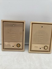 LOT of 2 Nutone IS-67 Intercom Door Speakers Lighted Push Button AS IS Untested