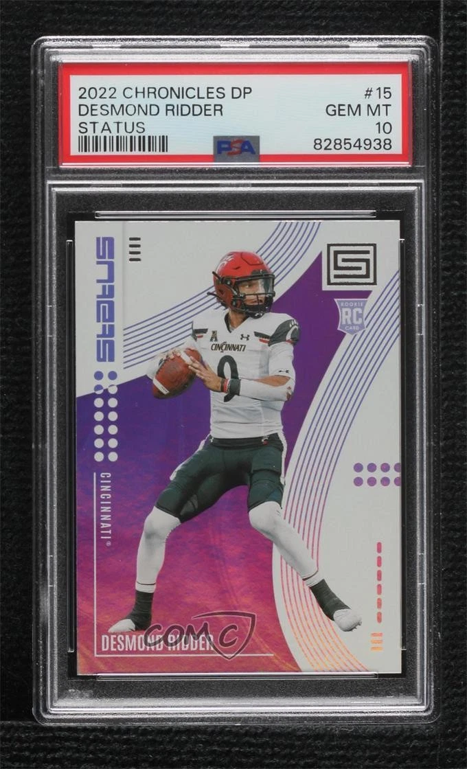 Desmond Ridder Panini Chronicles Draft Picks Status #15 Base