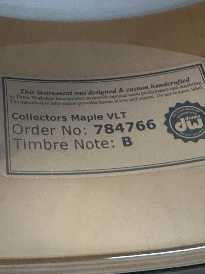 Caja de tambor de vidrio roto DW Collectors Series 5x14 Foto 3 de 4