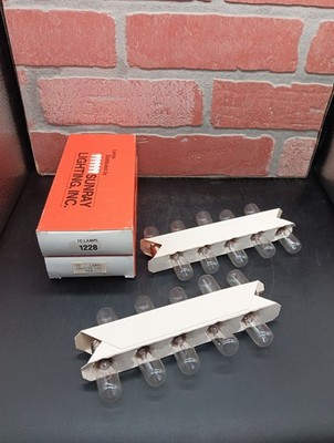 Sunray Lighting 1228 Lamps Light Bulbs (2x Box of 10) SRV6-T5-10W NOS See Pics