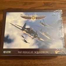 Blood Red Skies 772412005 F6F Hellcat Squadron (US) WWII Fighter Aircraft 