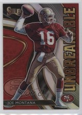 2020 Panini Select Unbreakable Silver Prizm Joe Montana #U7 HOF 18ms