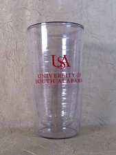 University Of South Alabama Hard Plastic Insulated 12 oz. Travel Cup - NO LID