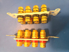 Leviton Gold-Plated Speaker Wall Plates Bindi...