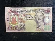 Gibraltar, 20 Pound Banknote 1995 (Horatio Nelson), AUNC