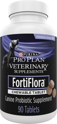 Purina Pro Plan Veterinary Supplements FortiFlora 90 Count (Pack of 1), Other 