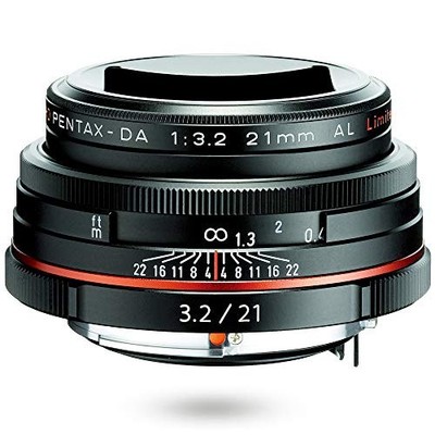 PENTAX HD DA 21mm F3.2 AL Limited Wide Angle Prime Lens APS-C Black 21410 Japan