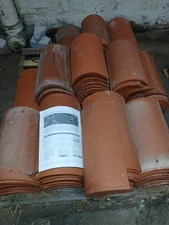 Clay Straight Barrel Mission 14" Roof Tile