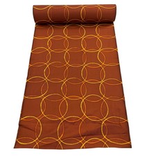 JAPANESE KIMONO FABRIC CLOTH BOLT PURE SILK BROWN COAT D2874