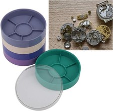 Watch Repair Parts Storage Box 5 Layer Round