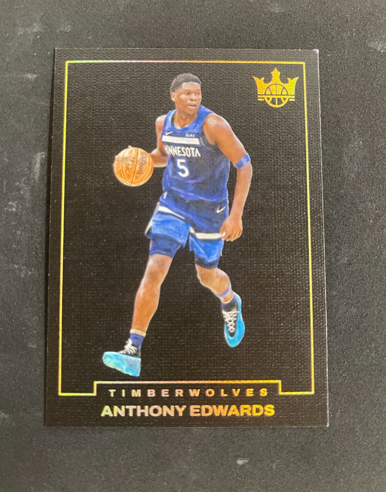 2023-24 Panini Court Kings Anthony Edwards #10 Blank Slate CASE HIT SSP