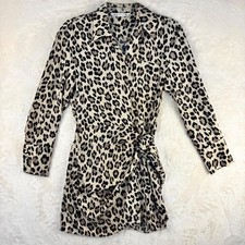 Zara Women's Brown and Black Shirt-dresses