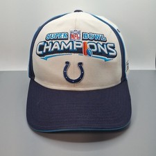 NEW Reebok Indianapolis Colts 2007 Super Bowl XLI Football Champion Baseball Hat