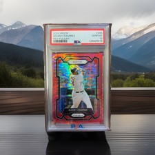 Manny Ramirez 2024 Prizm Baseball Red Pulsar /399 Red Sox PSA 10 POP 1