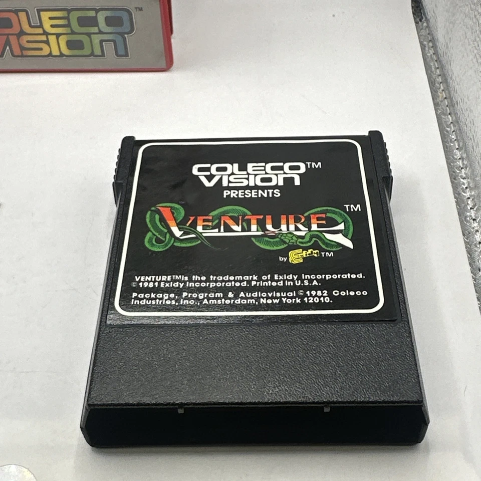 Venture • ColecoVision Game In Box + Manual (1982) Australian PAL • Coleco Boxed - Image 4 of 4