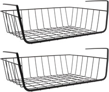 Set Di 2 Cestini Sospesi per Riporre Oggetti, 34 X 11,5 X 20,5 Cm, Portata 4,5 K