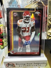 2025 Topps Chrome NFL Football Jeffrey Bassa RC Black Lava Refractor Auto /10
