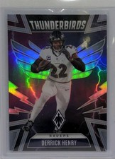 2025 Panini Phoenix - Thunderbirds Holo Derrick Henry no. 5 Ravens 🔥